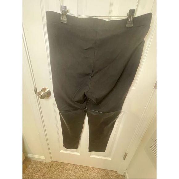 Roaman’s faux leather pants 18/20 black women’s - Picture 2 of 8